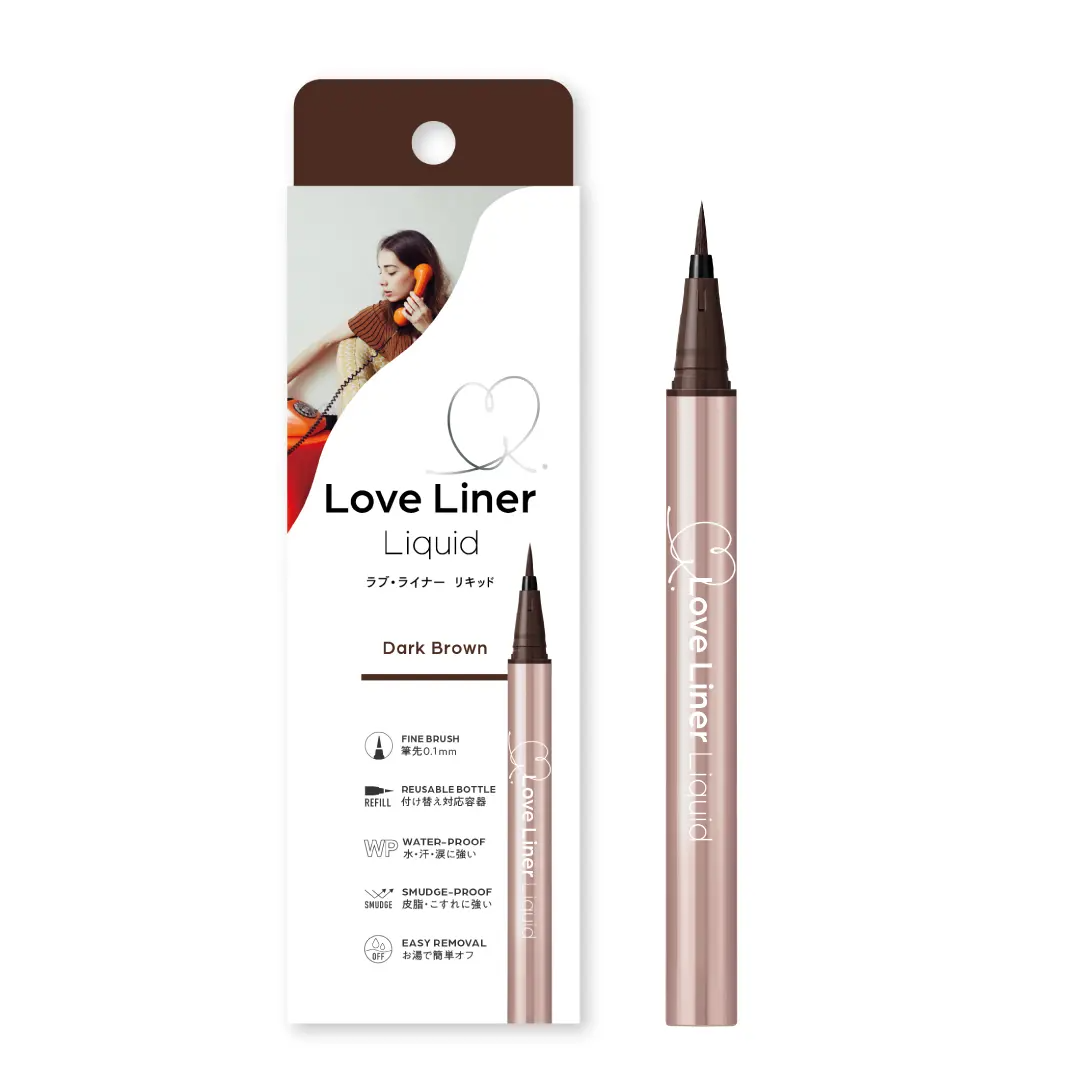 Love Liner Long-Lasting Liquid Waterproof Dark Brown Eyeliner