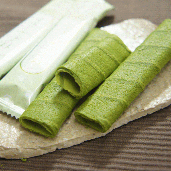 Marukyu Koyamaen Crispy Uji Matcha Crepe Cookie Sticks 16 ct.