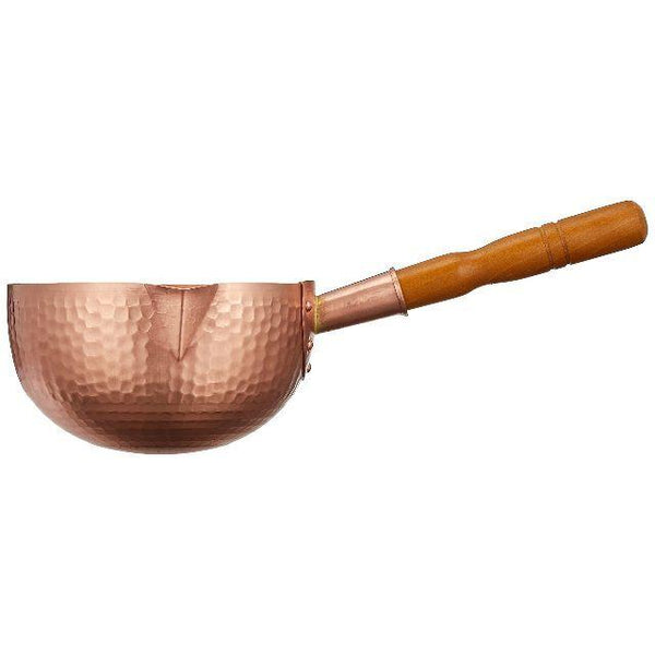 Marushin Hammered Copper Saucepan Superior Heat Control 2.4L φ21cm