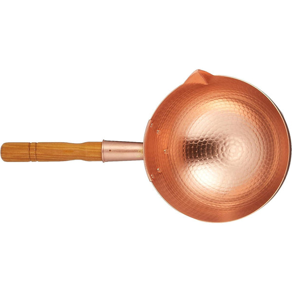 Marushin Hammered Copper Saucepan Superior Heat Control 2.4L φ21cm