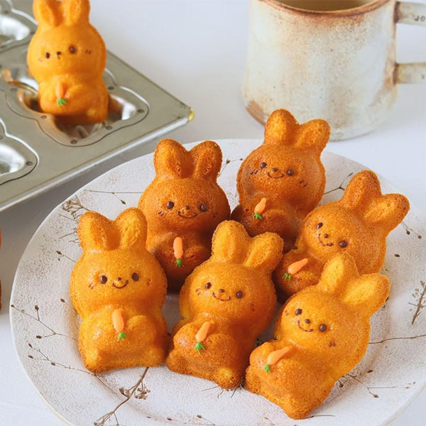 Matsunaga Nonstick Baking Tray Rabbit Shape Cake Mold 8 Cavity