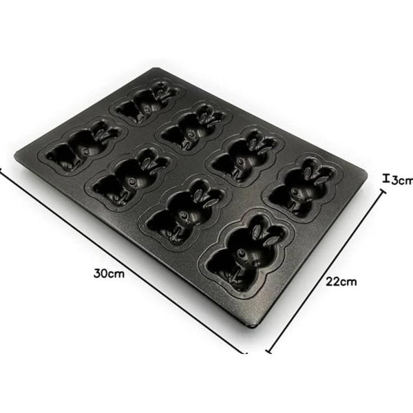 Matsunaga Nonstick Baking Tray Rabbit Shape Cake Mold 8 Cavity