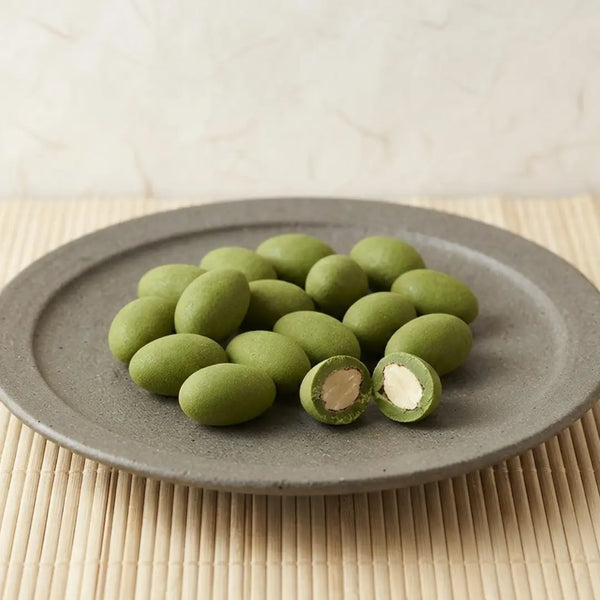 Meiji Almond Chocolate Uji Matcha Chocolate Coated Almonds 2.4 oz (Pack of 10)