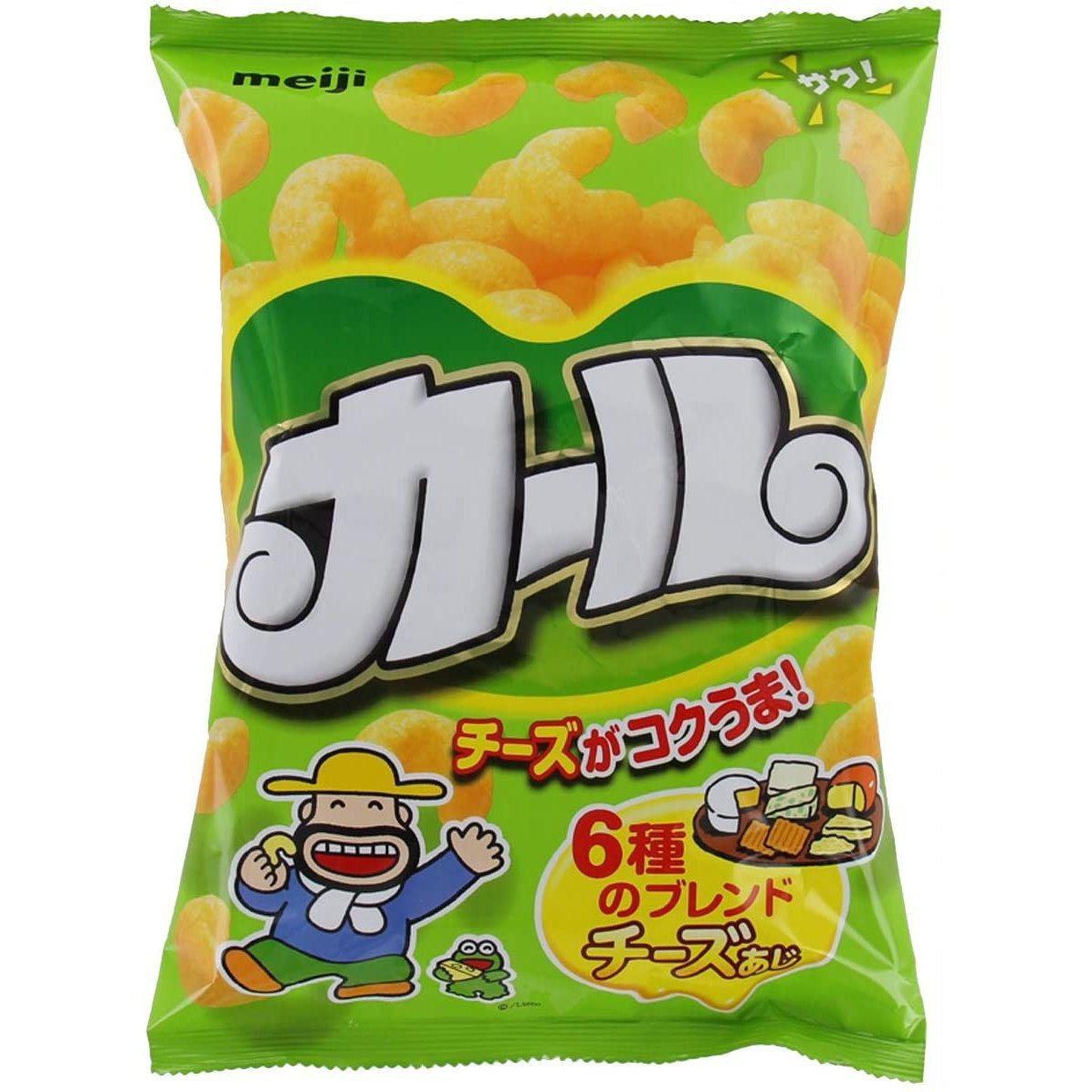 Meiji Karl Cheese Corn Puffs Light Crispy Cheese Snack 64g