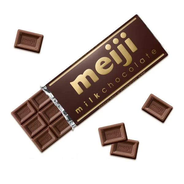 Meiji Milk Chocolate Pure Milk Chocolate Bar 50g (Pack of 5)