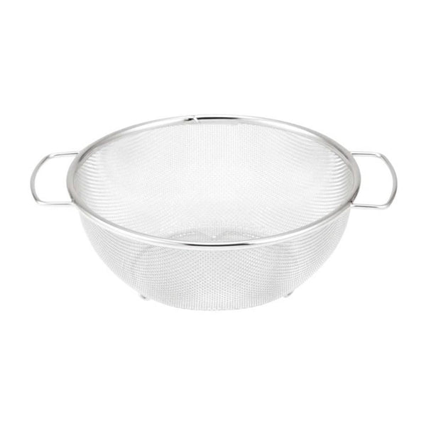 Minex Two-Handle Stainless Steel Fine Mesh Colander With Legs
