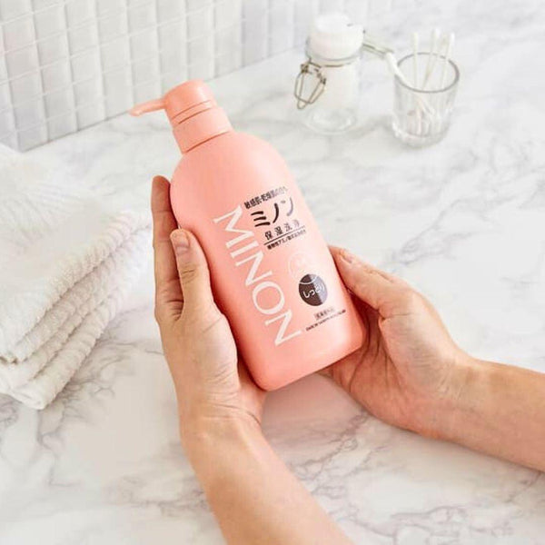 Minon Whole Body Wash Moisturizing Body Wash For Dry Skin 450ml