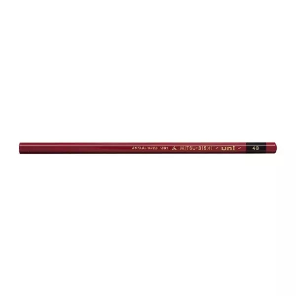 uni Mitsubishi Star Japanese Graphite Pencils 4B 12 Pieces