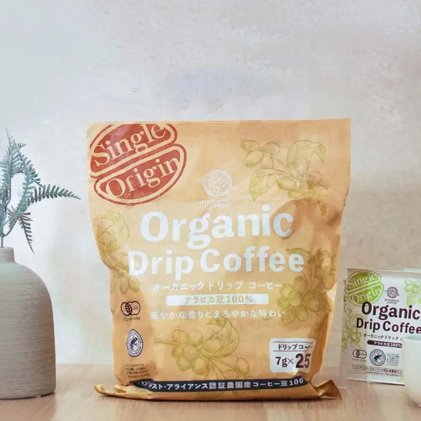 Mitsumoto Coffee Single Origin Organic Drip Coffee 25 Bags