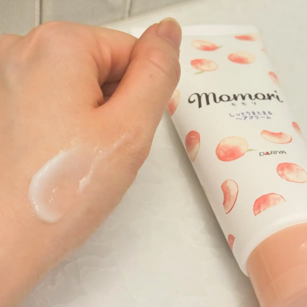 Momori Non-Sticky Jelly Styling Gel for Wet Hair Look Peach Scent 120g