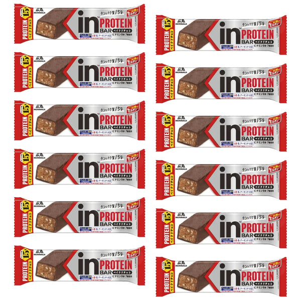 Morinaga Weider in Bar Protein Baked Chocolate Flavor (Pack of 12)