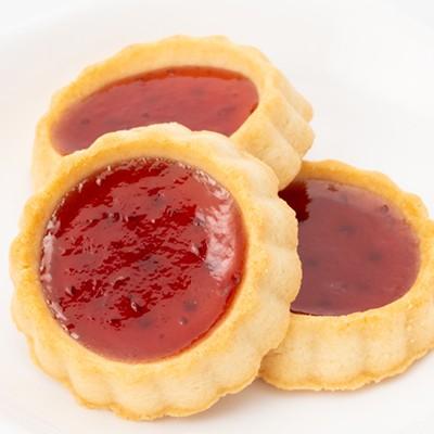 Mr. Ito Bite Sized Strawberry Tart Snack 8 Pieces (Pack of 3)