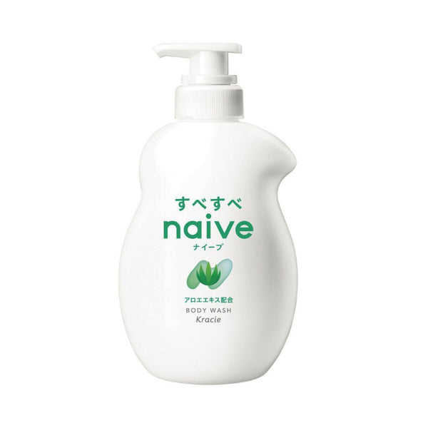 Naive Moisturizing Plant Based Aloe Body Wash Pump Bottle 530ml