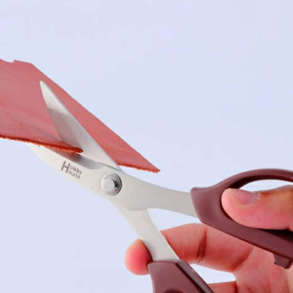 Nikken Leather Scissors Heavy Duty Cloth & Leather Cutting Shears 180mm