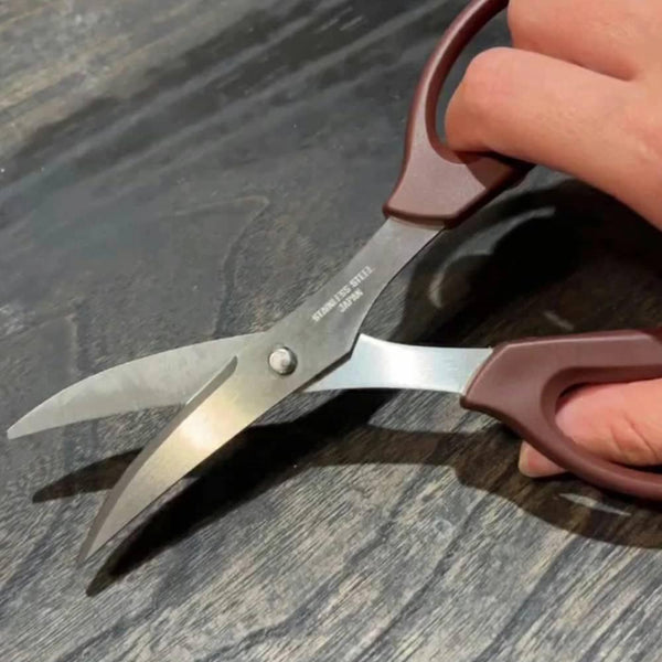 Nikken Leather Scissors Heavy Duty Cloth & Leather Cutting Shears 180mm