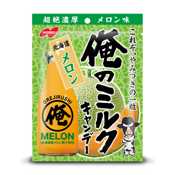 Nobel Ore no Milk Melon Candy Creamy Milk Candy 80g