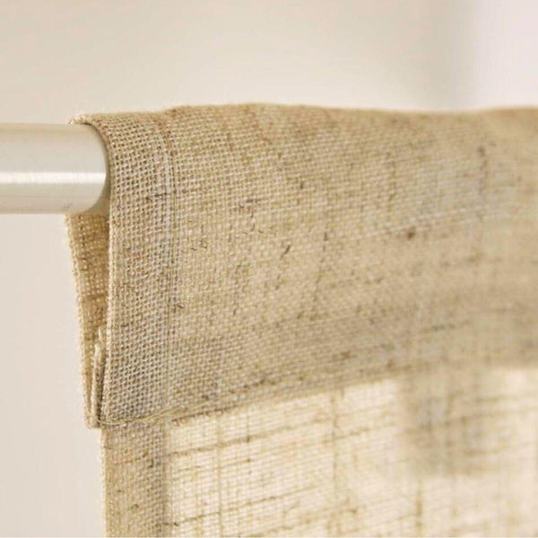 Noren Hand Printed Green Matcha Shading Pattern Door Linen Curtain