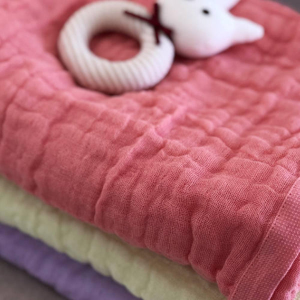 Muslin Baby Swaddle 100% Cotton Baby Safe Swaddling Blanket 90cm