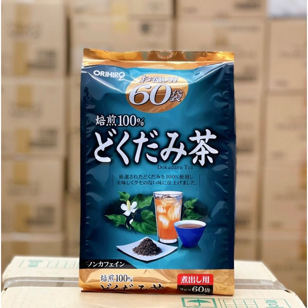 Orihiro Dokudami Tea Houttuynia Cordata Tea Bags 60 ct.