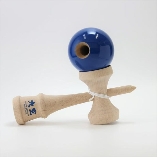 Ozora Kendama Handmade JKA Certified Cup-And-Ball Toy Blue