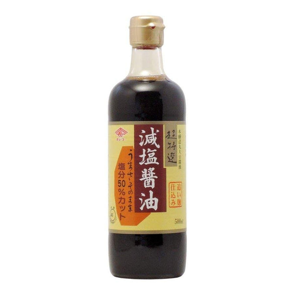Choko Non-GMO Shoyu Low Sodium 50% Less Salt Dark Soy Sauce 500ml