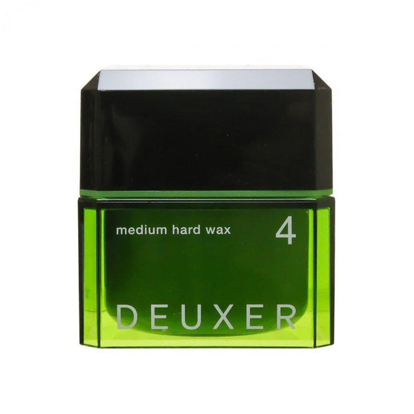 Deuxer 4 Medium Hard Hair Wax Strong Hold Styling Natural Texture 80g
