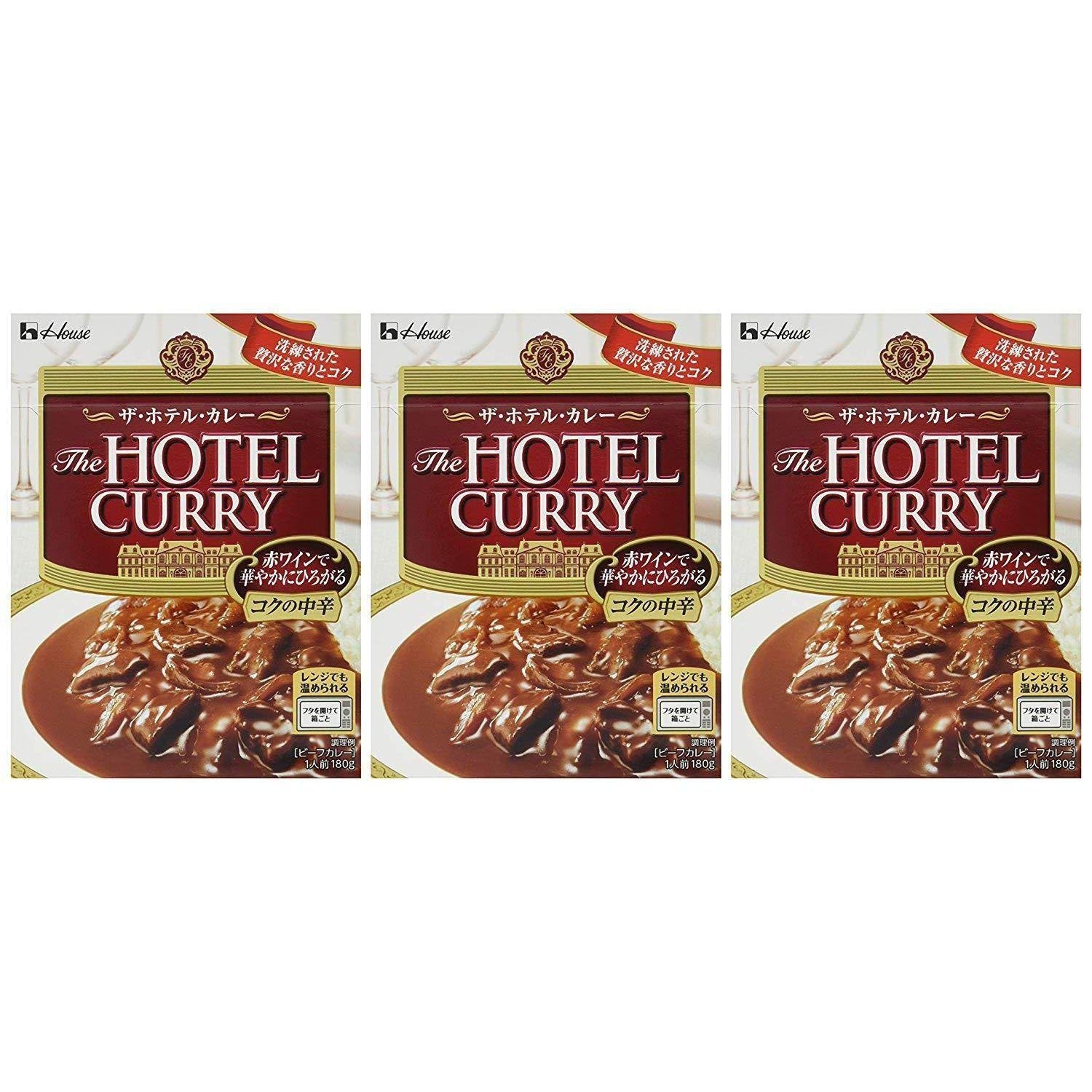 House Foods The Hotel Curry Sauce Rich Type 180g x 3 Packs