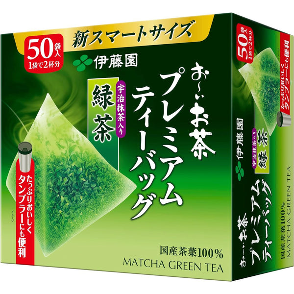Itoen Oi Ocha Premium Japanese Green Tea Matcha Blend 50 Bags