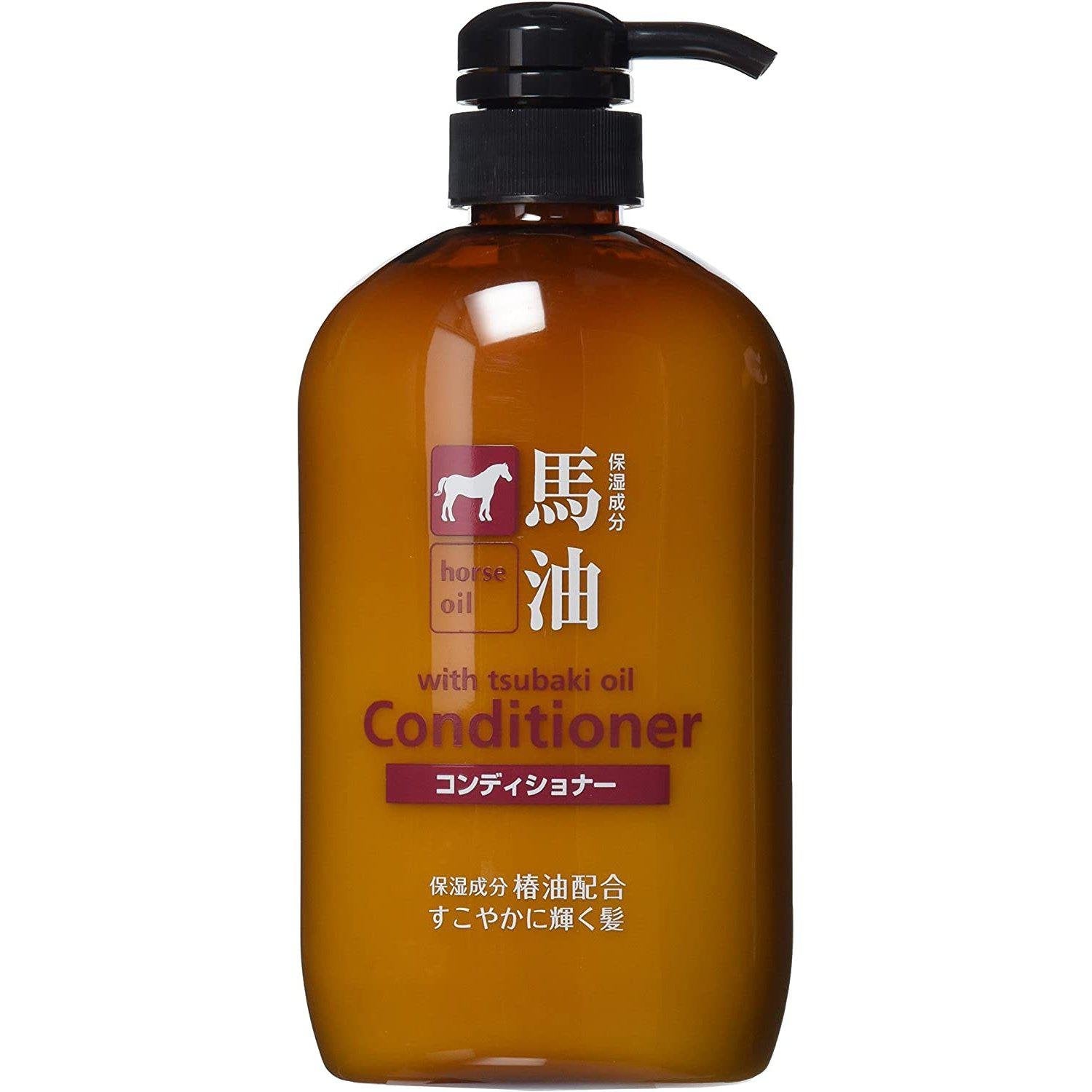 Kumano Yushi Horse Oil Conditioner for Dry & Damaged Hair 600ml