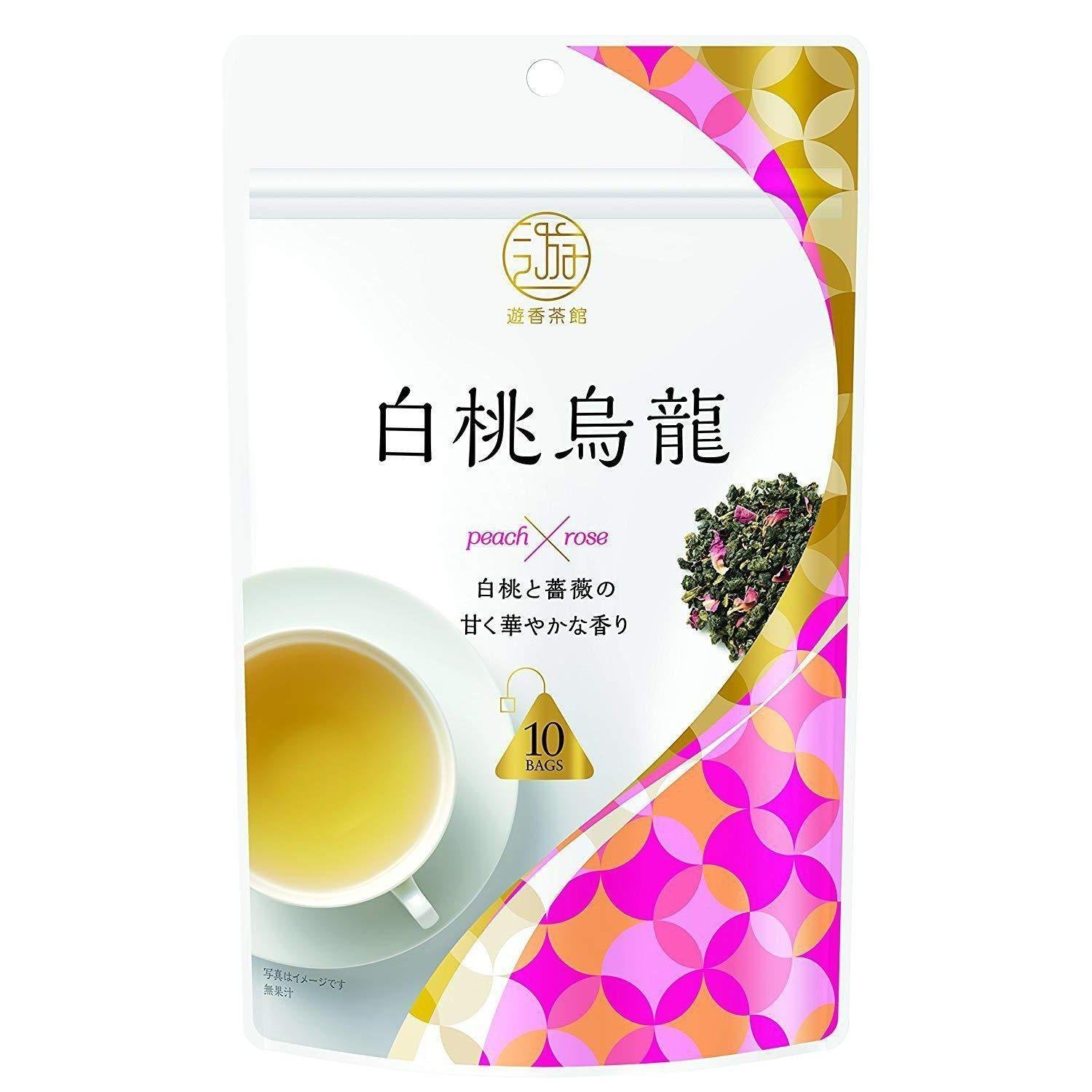 Mitsui Norin Meicha Oolong Tea White Peach Flavor 10 Tea Bags
