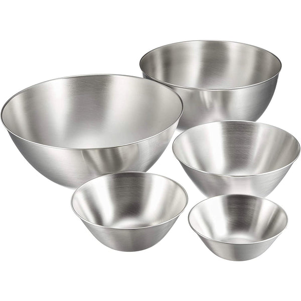 Sori Yanagi Stainless Steel Mixing Bowl Lightweight Matte Finish