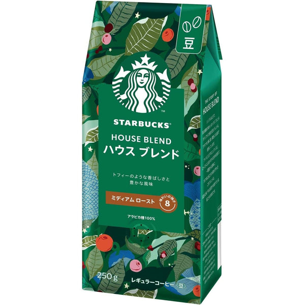 Starbucks Japan House Blend Medium Roast Whole Coffee Beans 250g