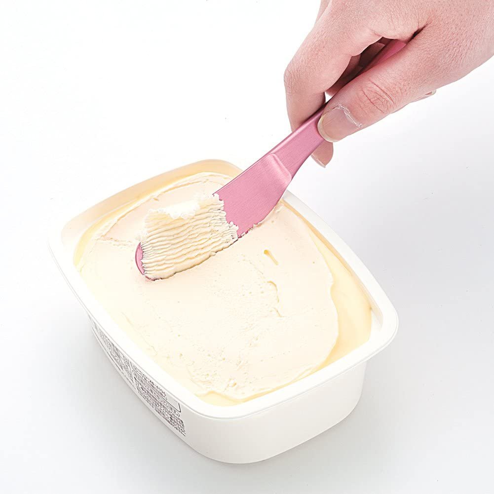 Todai Colored Aluminum Japanese Butter Knife Easy Butter Spread