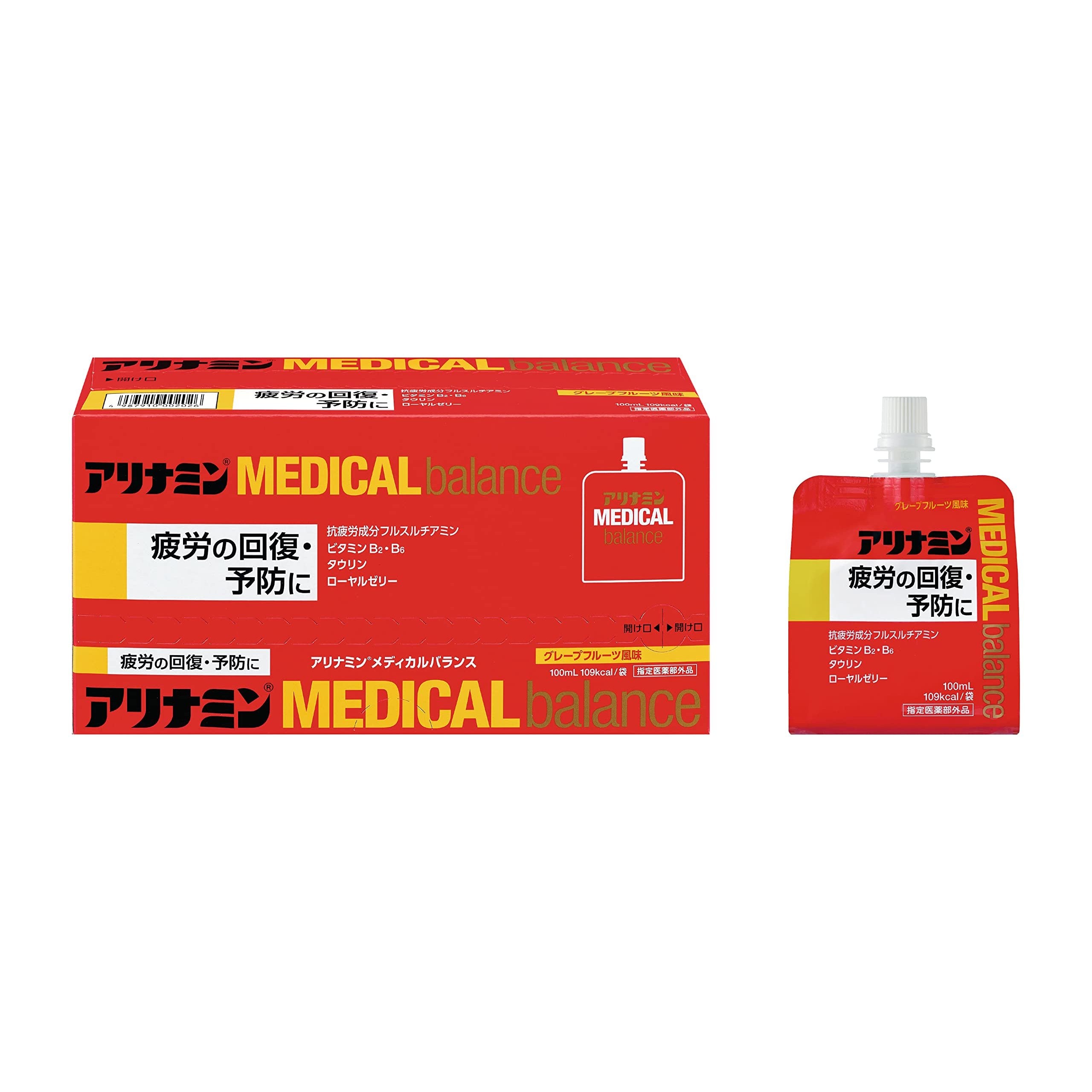 Takeda Alinamin Medical Balance Grapefruit Jelly Drink 100ml x 6 Packs