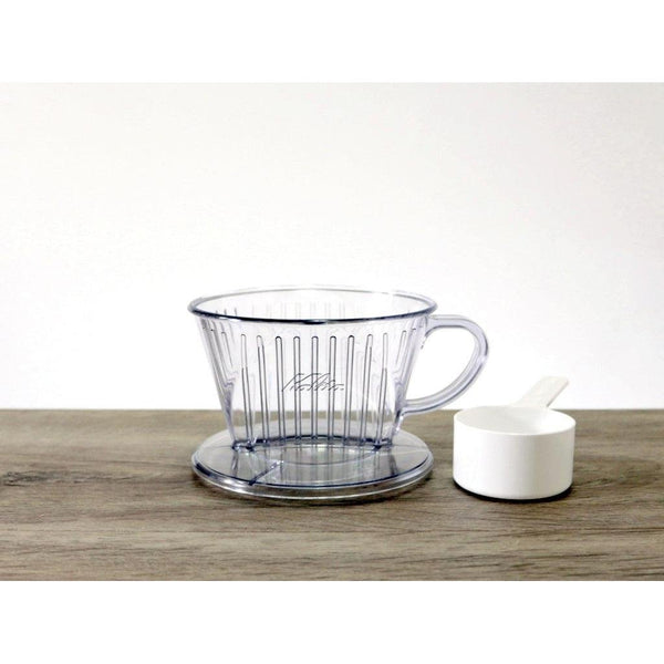 Kalita Plastic Coffee Dripper 101 Clear Pour Over Brewer