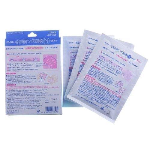 Kyusoku Jikan Cooling Gel Pad for Foot 12 Sheets