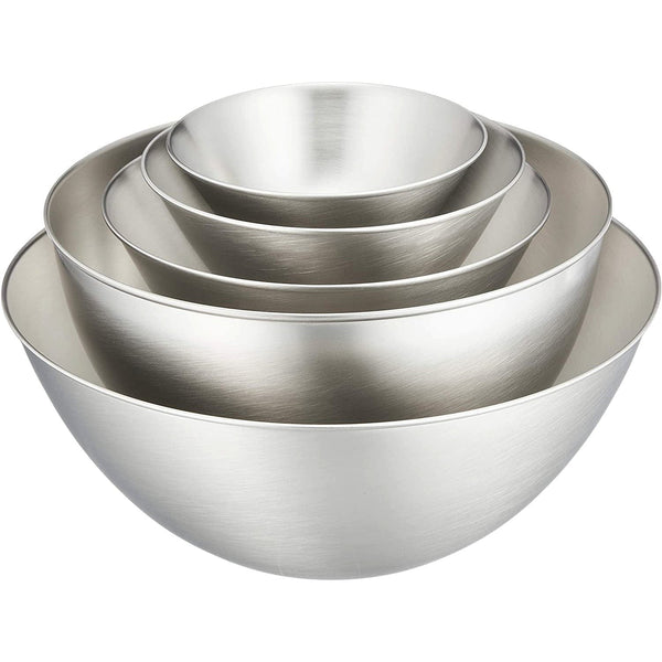 Sori Yanagi Stainless Steel Mixing Bowl Lightweight Matte Finish