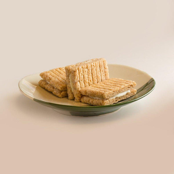 Sugar Butter Sand Tree Cookies Sandwich Biscuit with White Chocolate 14 Pieces