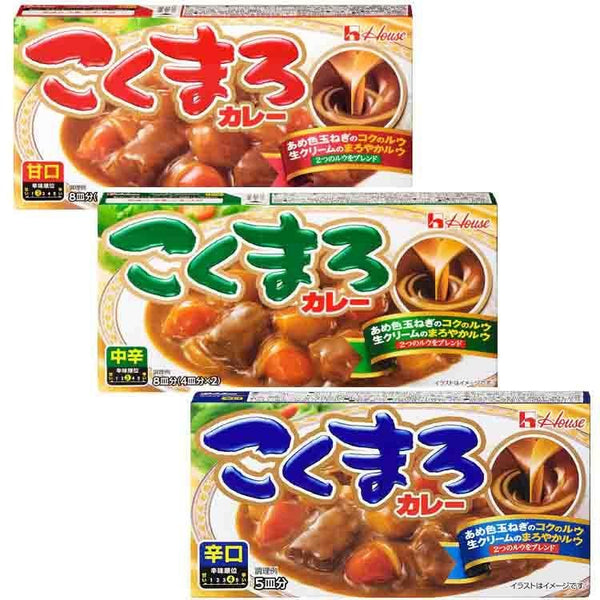 House Foods Kokumaro Japanese Curry Roux Sauce Hot 140g