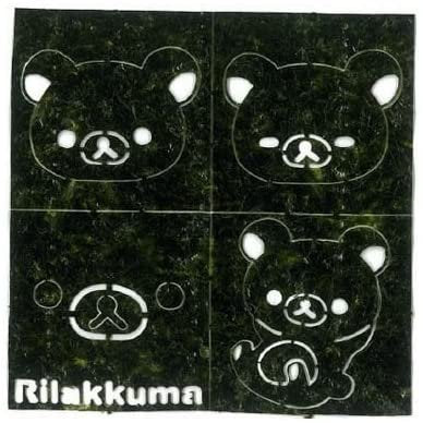 Kozen Nori Seaweed Art Rilakkuma Bear 16 Pieces