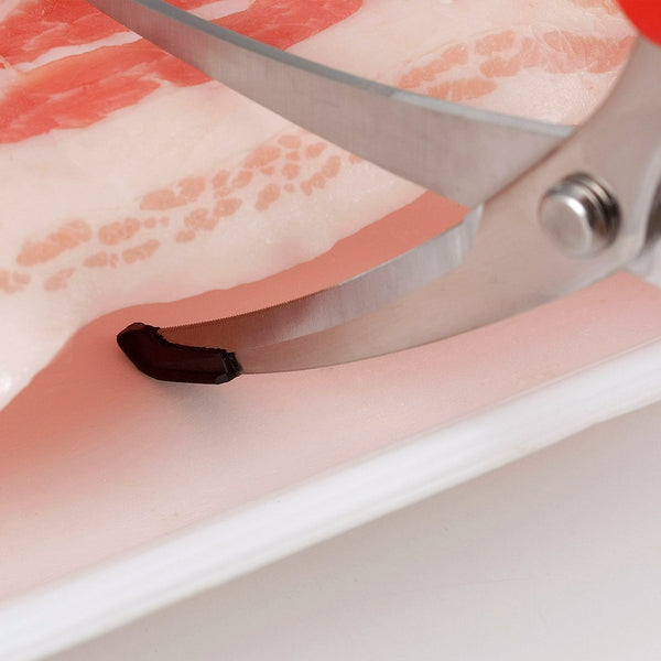 Shimomura Curved Kitchen Scissors Serrated Non-Scratch Scissors