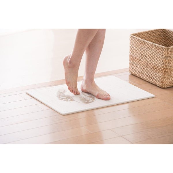 Soil Japan Diatomaceous Earth Bath Mat Gem Quick-Dry & Slip-Resistant