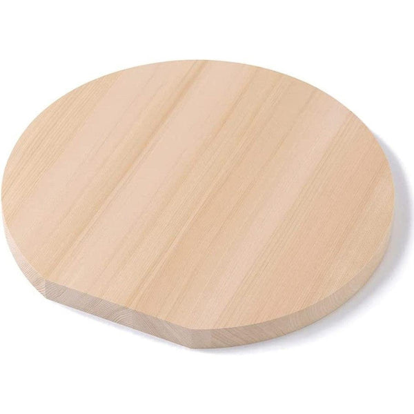 Umezawa Round Hiba Cypress Wood Cutting Board Knife-Friendly