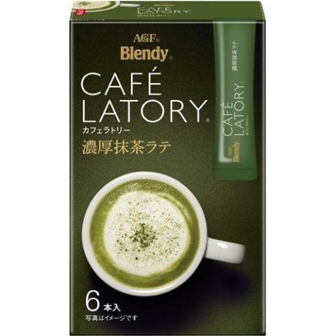 AGF Blendy Cafe Latory Rich Matcha Latte (Pack of 3 Boxes)