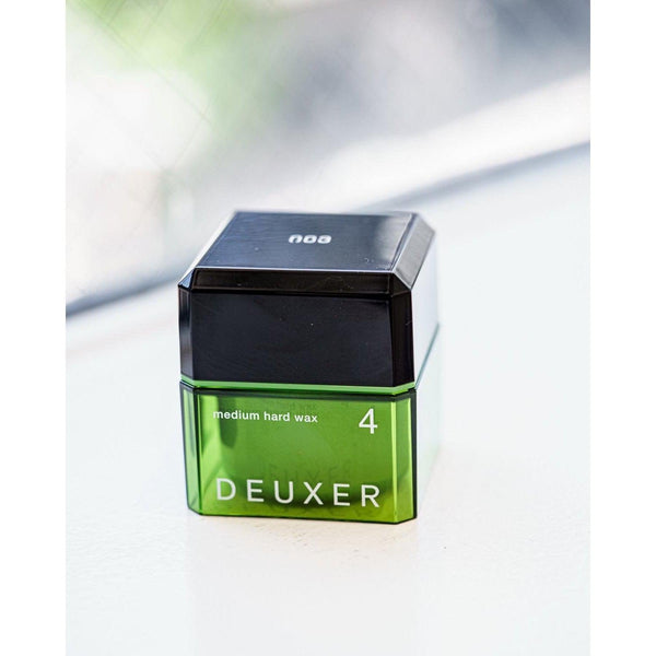Deuxer 4 Medium Hard Hair Wax Strong Hold Styling Natural Texture 80g