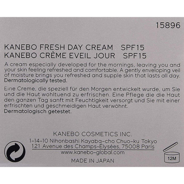 Kanebo Fresh Day Cream Moisturizer & Makeup Base SPF15 40ml