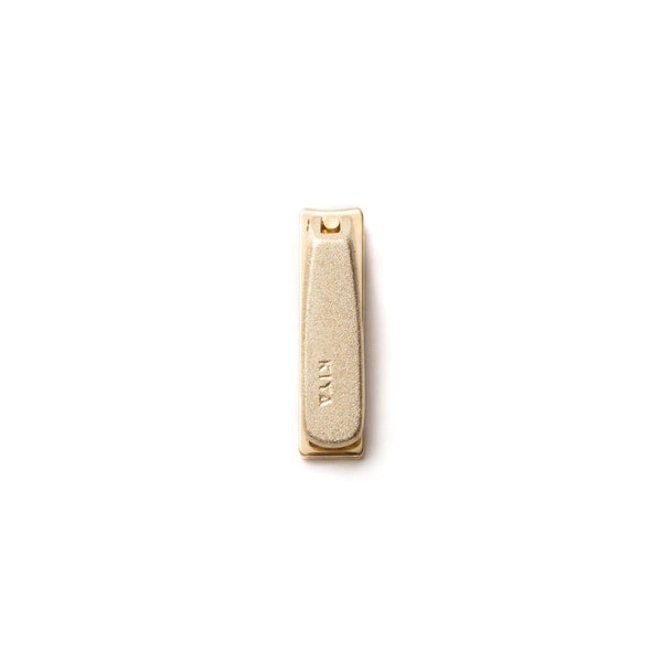 Kiya Nail Clipper Gold-Plated Steel With File & Catcher Small