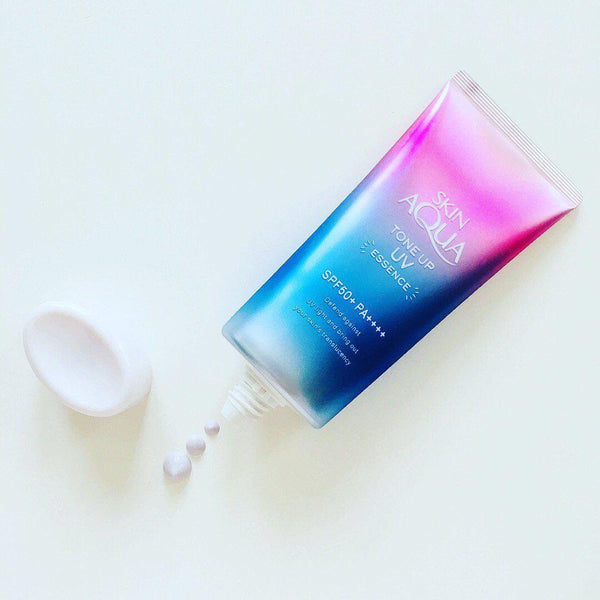 Skin Aqua Tone Up UV Essence Tinted Sunscreen Lavender SPF50+ 80g