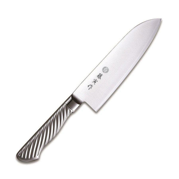 Tojiro Fujitora DP Cobalt All Metal Santoku Knife 170mm FU-895