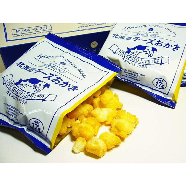 Yoshimi Hokkaido Cheese Okaki Cheesy Rice Crackers 102g